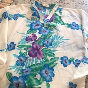 Vintage floral tunic caftan